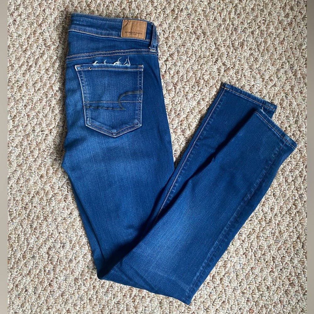 American Eagle Outfitters Super Stretch X Jeggings 8 Long 8L